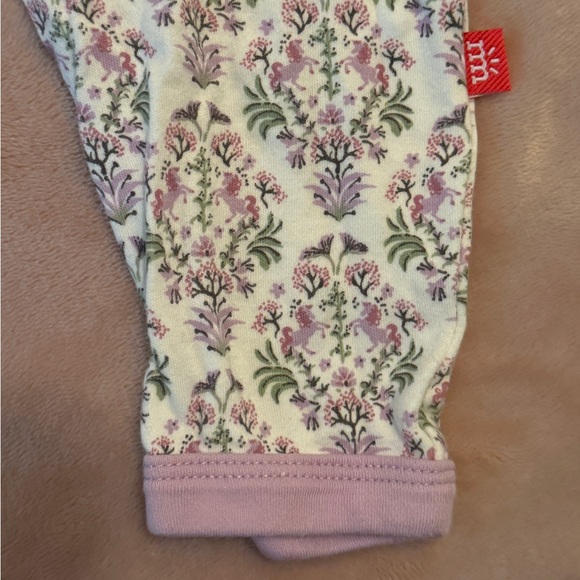 Magnetic Me Unicorn Dreams Organic Cotton Coverall- Size 3-6M - Picture 3 of 5